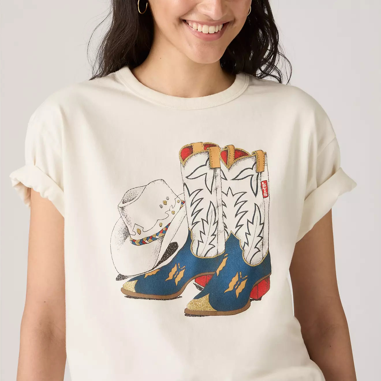 Levi's? Women's Graphic Tabor T-Shirt - Image 4