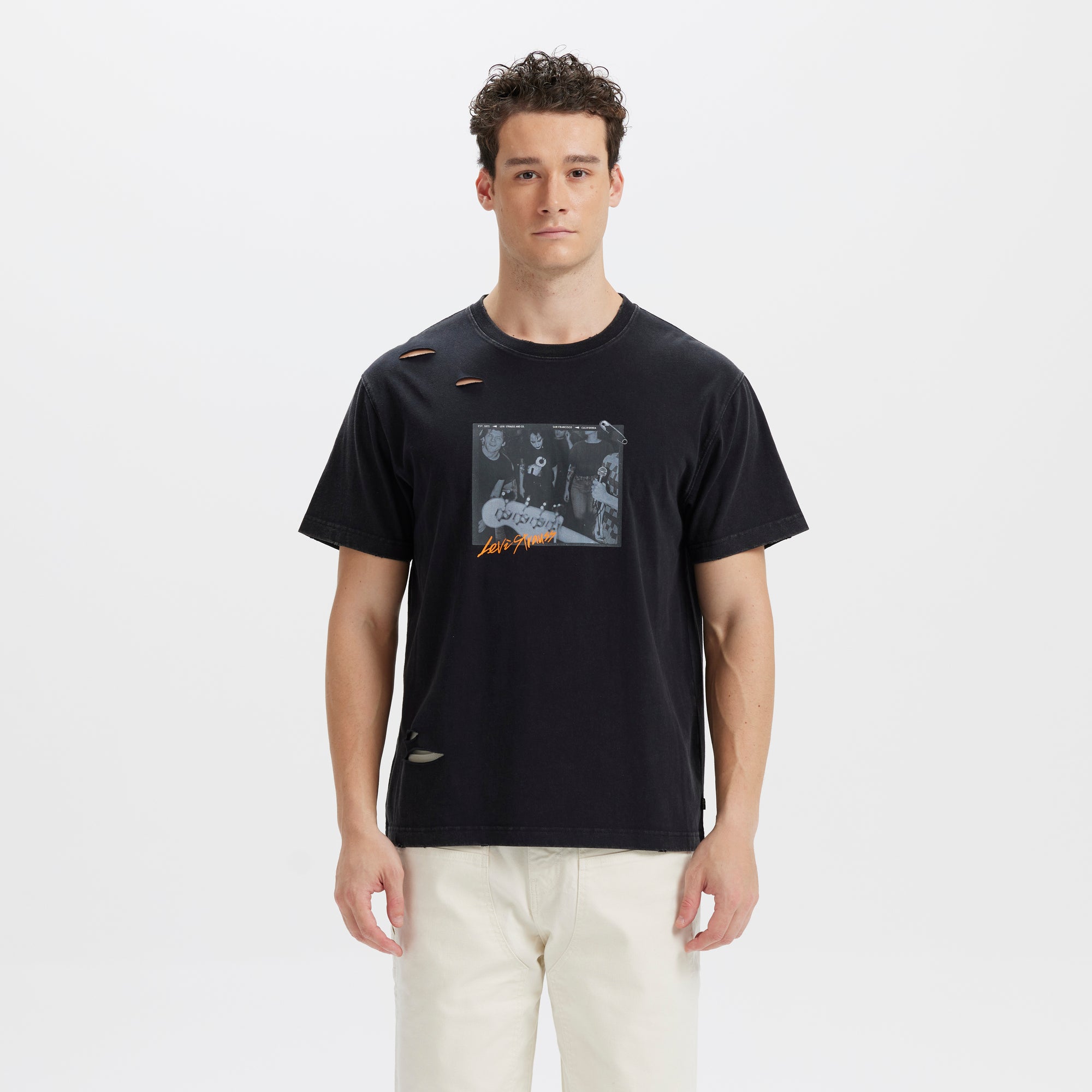 Levi's® Men's ROCK&ROLL Short Sleeve Graphic T-Shirt