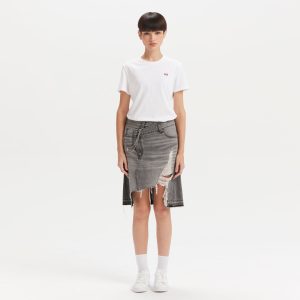 Levi's? Women's ROCK & ROLL Distressed Denim Skirt