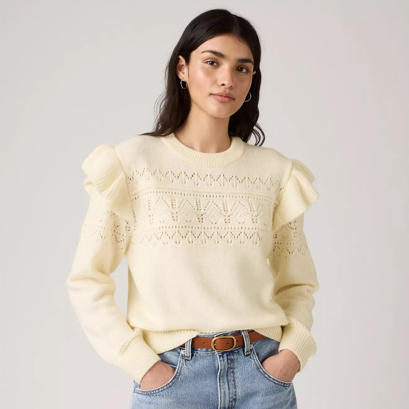 Levi's? Women's Shane Flutter Sleeve Sweater
