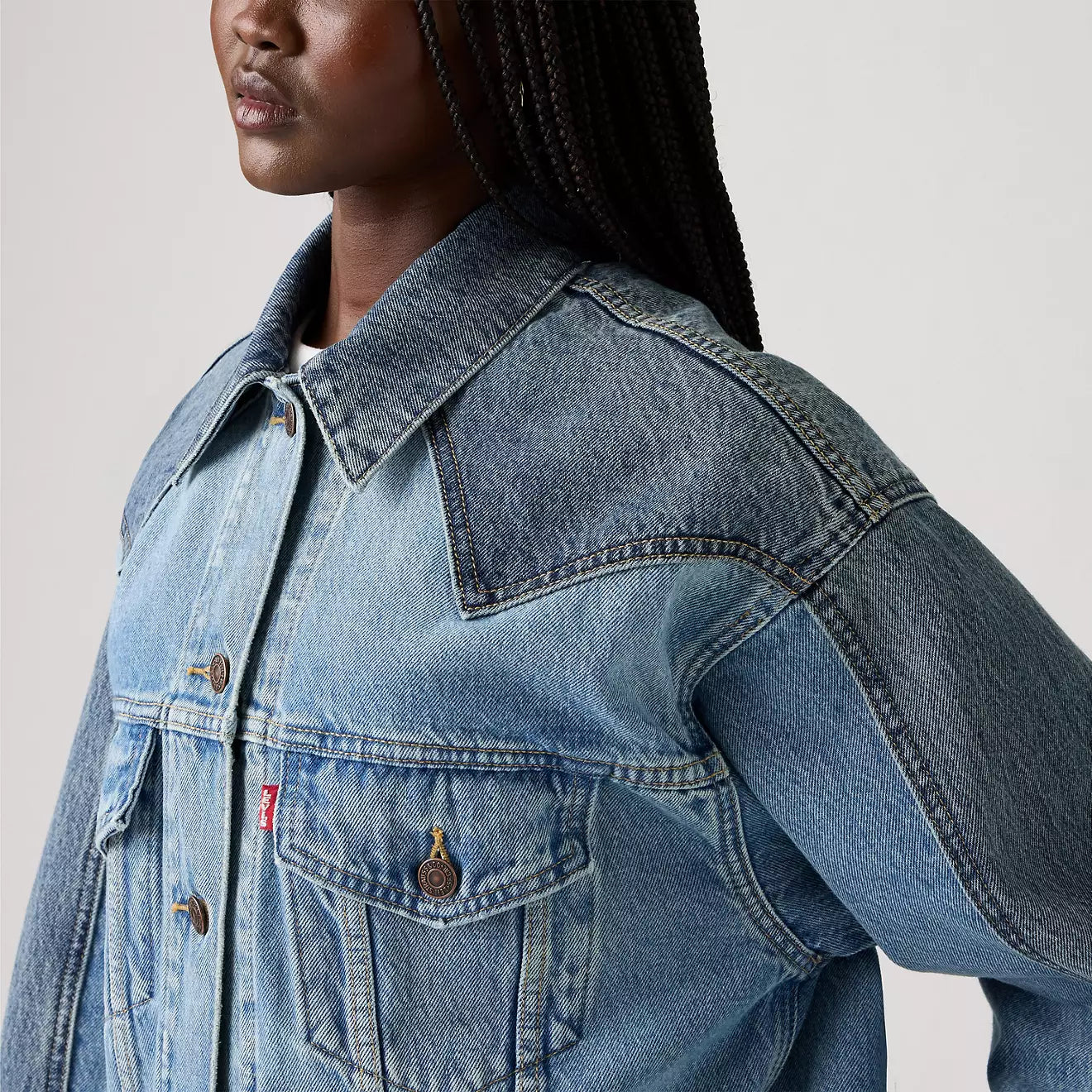 Levi's? Women's '90s Western Pieced Trucker Jacket - Image 4