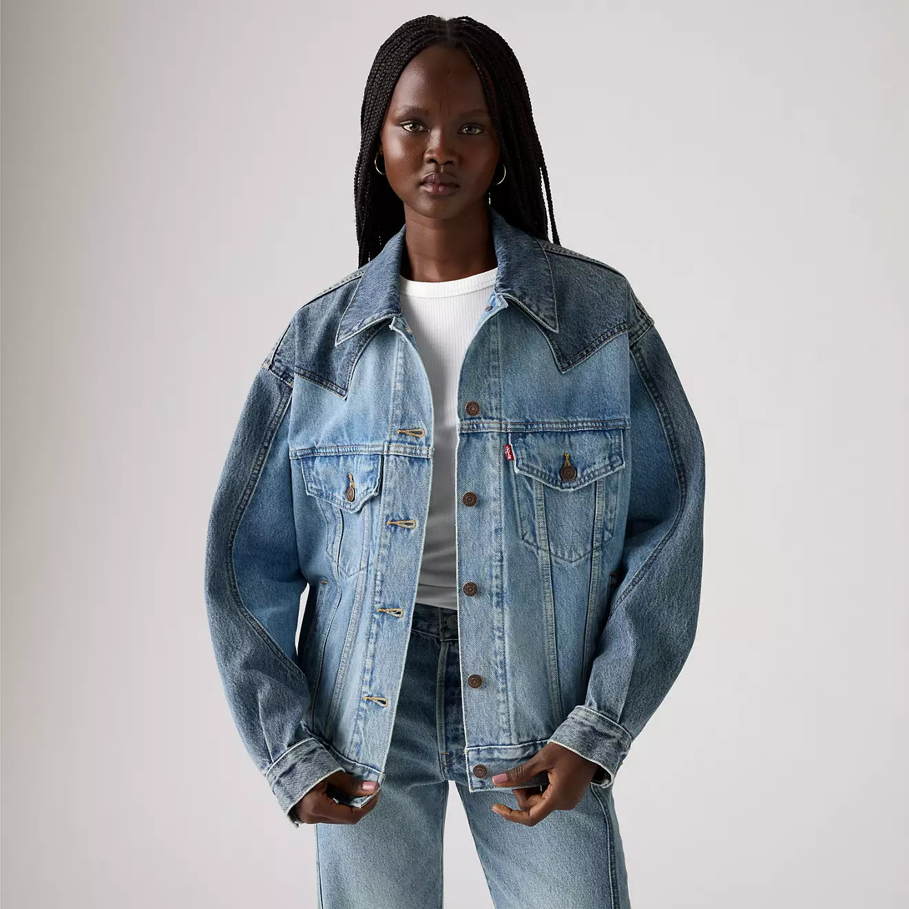 Levi's? Women's '90s Western Pieced Trucker Jacket