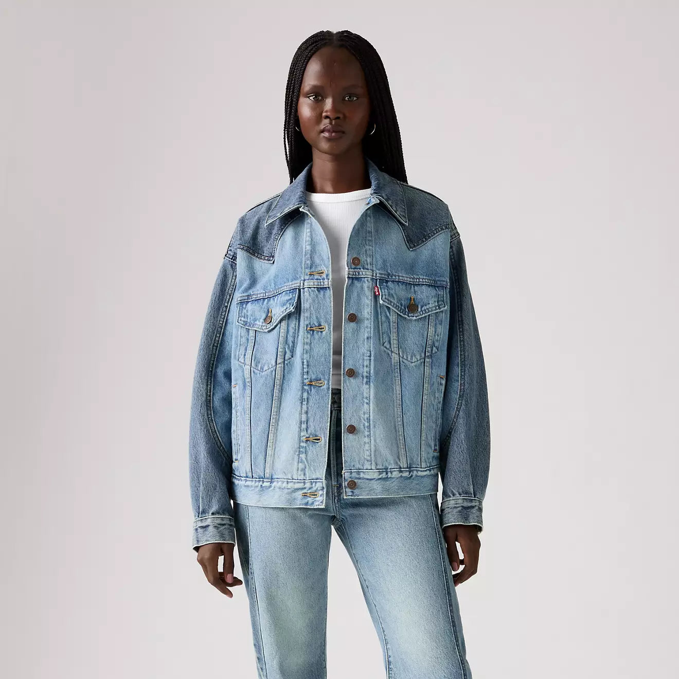 Levi's? Women's '90s Western Pieced Trucker Jacket - Image 2