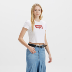 Levi's® Women's Cropped Logo Short Sleeve