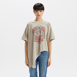 Levi's? Women's Distressed Design Printed Short Sleeve Tee