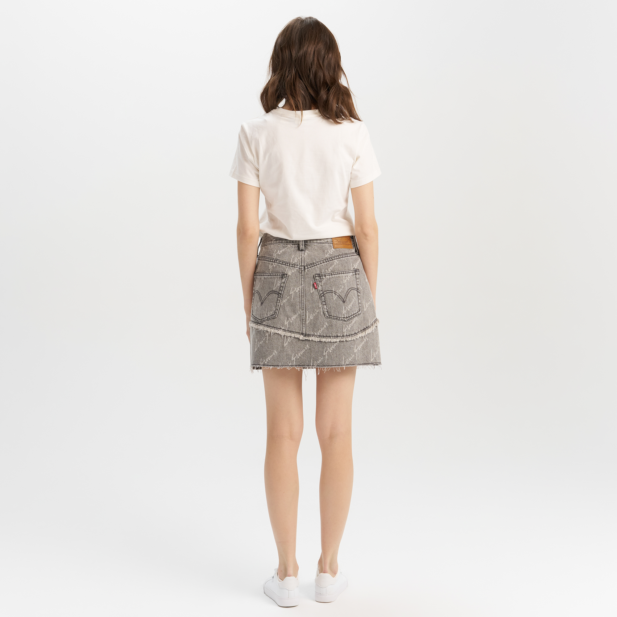 Levi's® Women's Logo Design Denim Skirt - Image 3