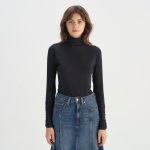 Levi's? Black Long-Sleeve Turtleneck Shirt