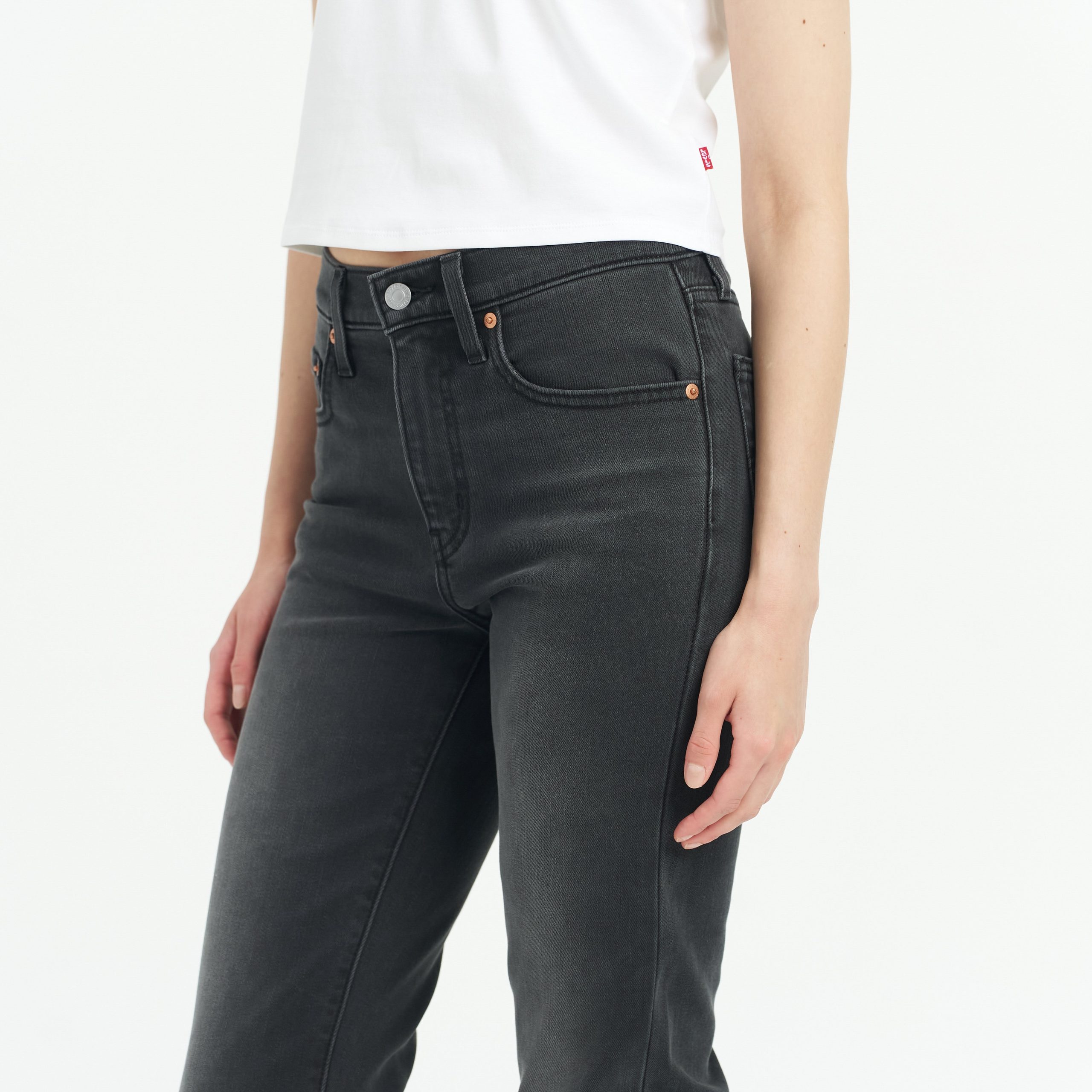 Levi's® Performance Warm 724™ High-Waisted Straight Jeans - Image 5