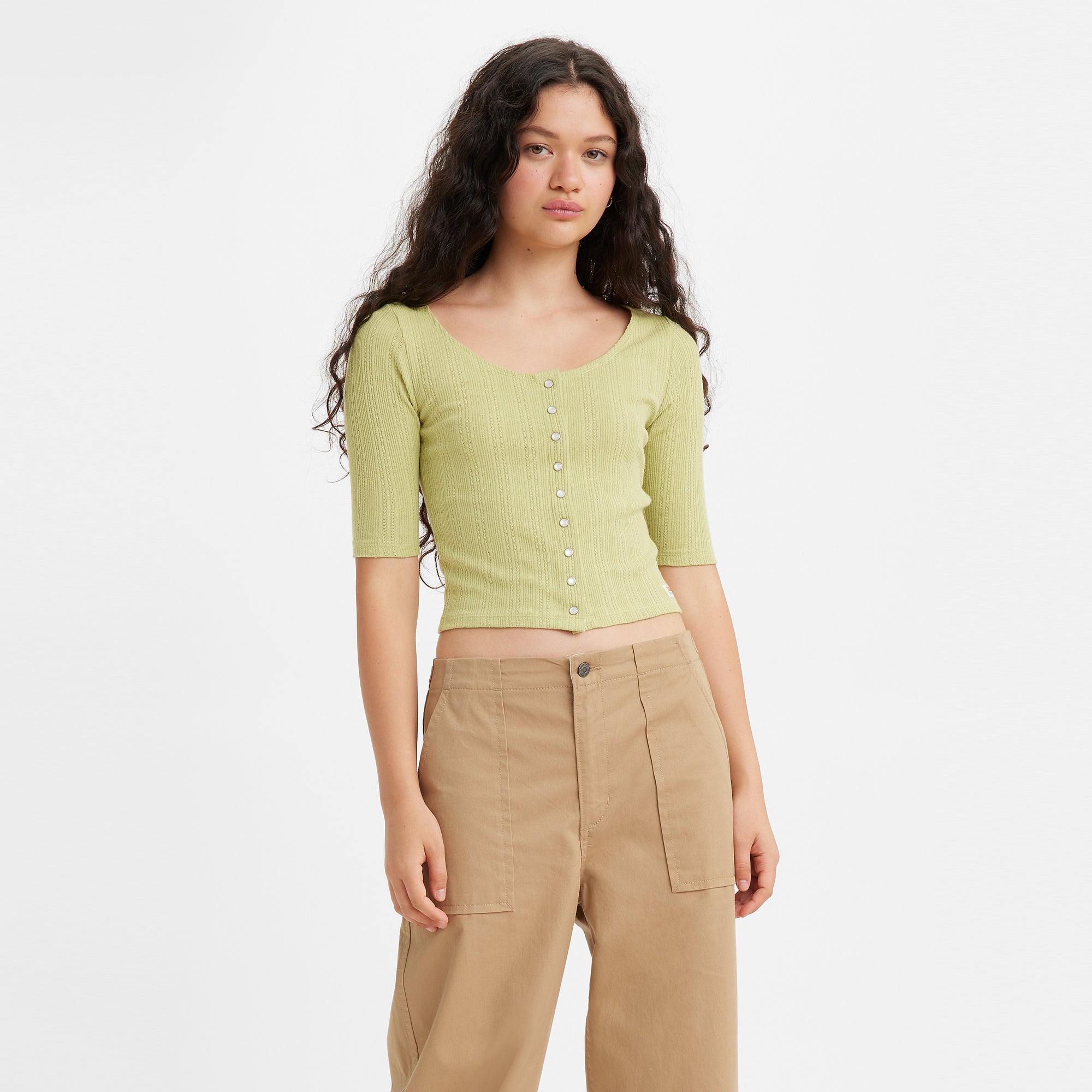 Levi's® Women's Dry Goods Pointelle Top - Image 3
