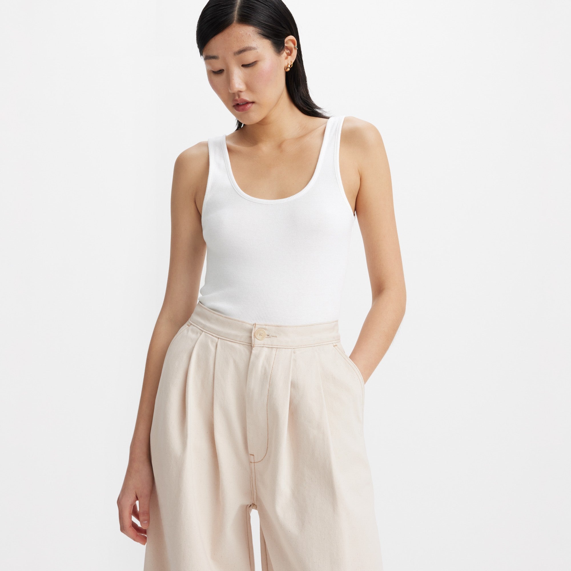 Levi's? Made Of Japan Denim Pleated Trousers - Image 4