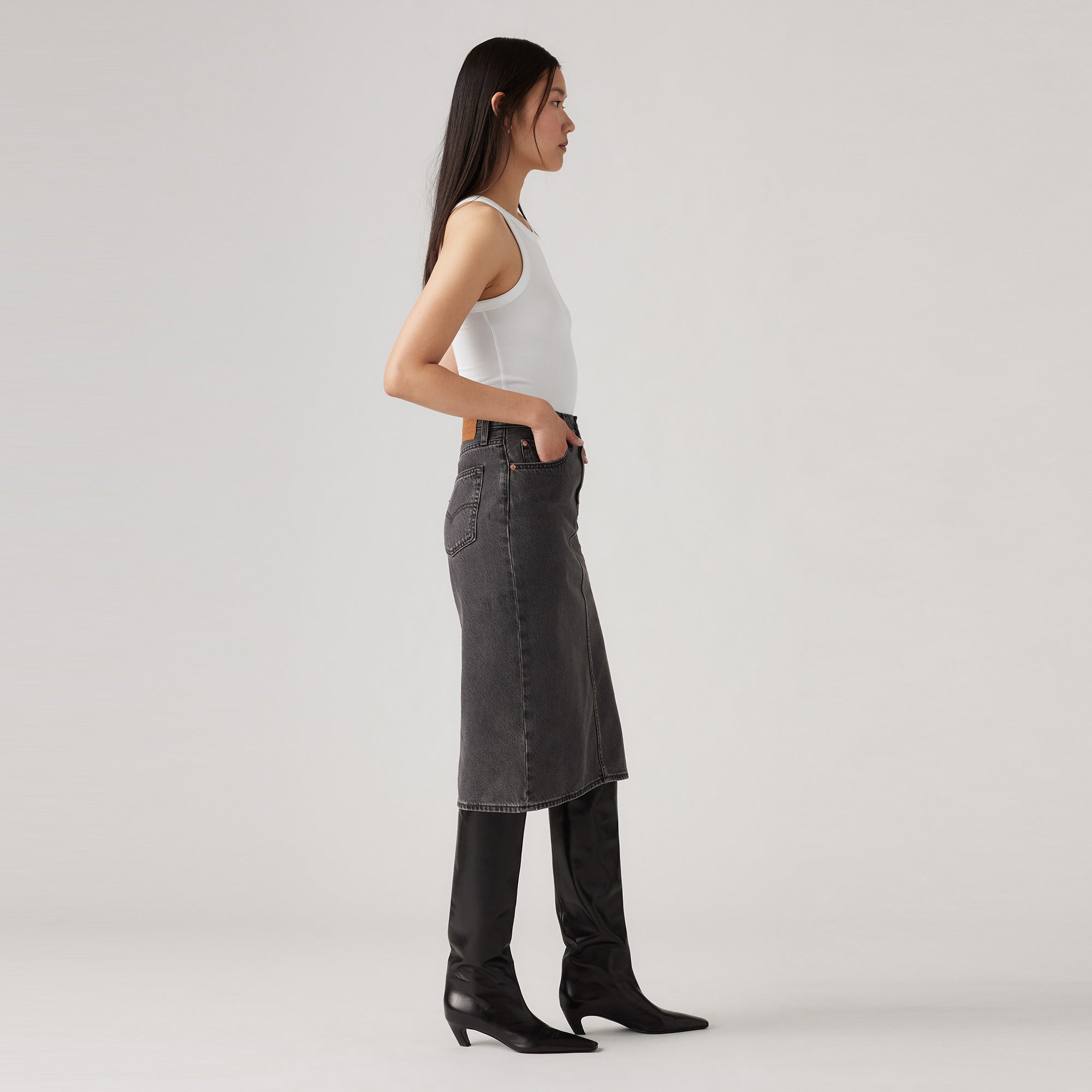 Levi's? Women's Side Slit Skirt - Image 3