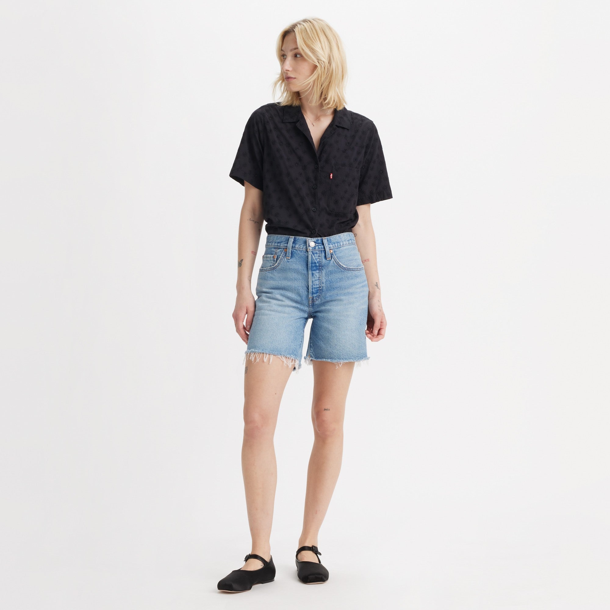 Levi's® Women's 501® Mid-Thigh Shorts - Image 2