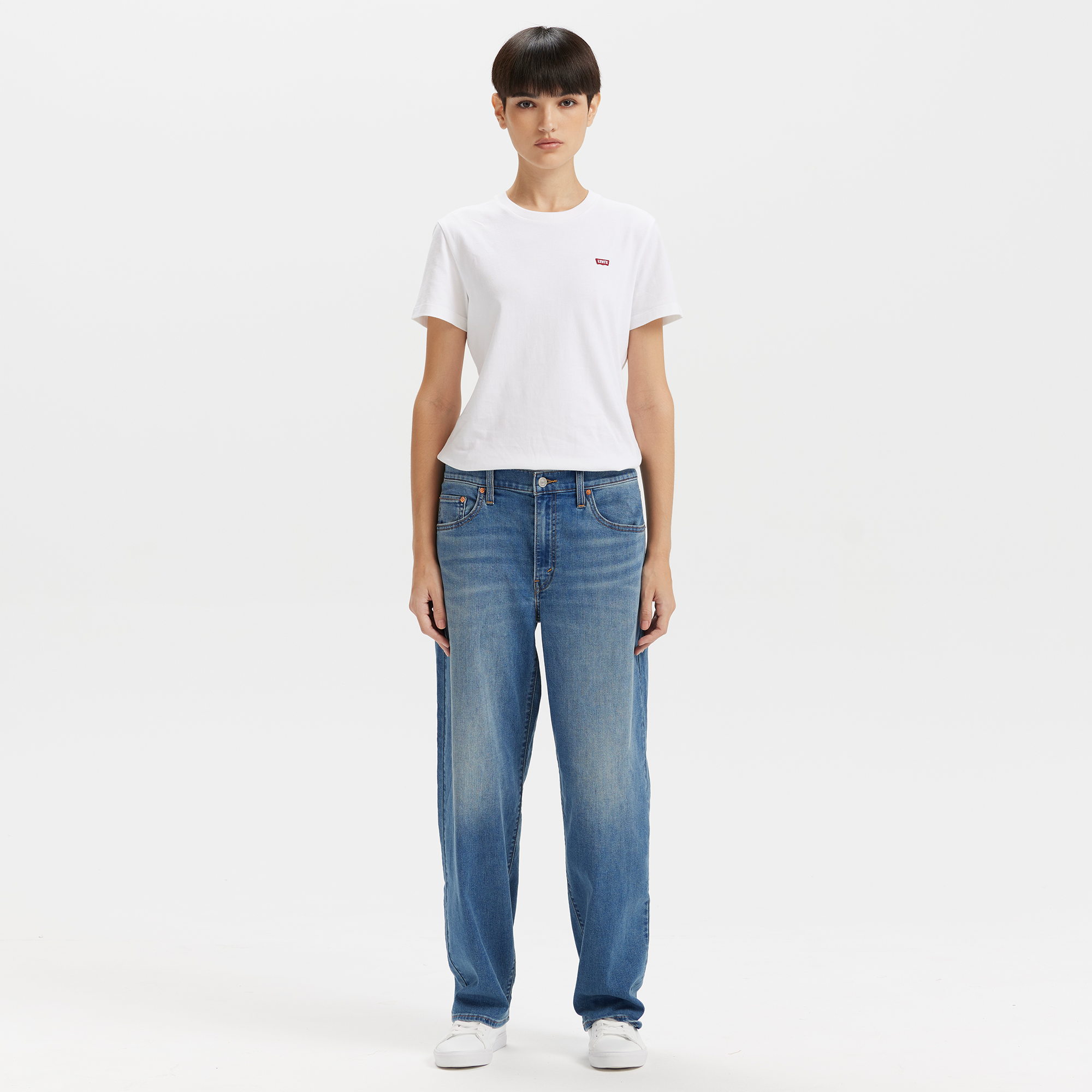 Levi's® Women's Baggy Dad Mid-Rise Straight Jeans - Image 2