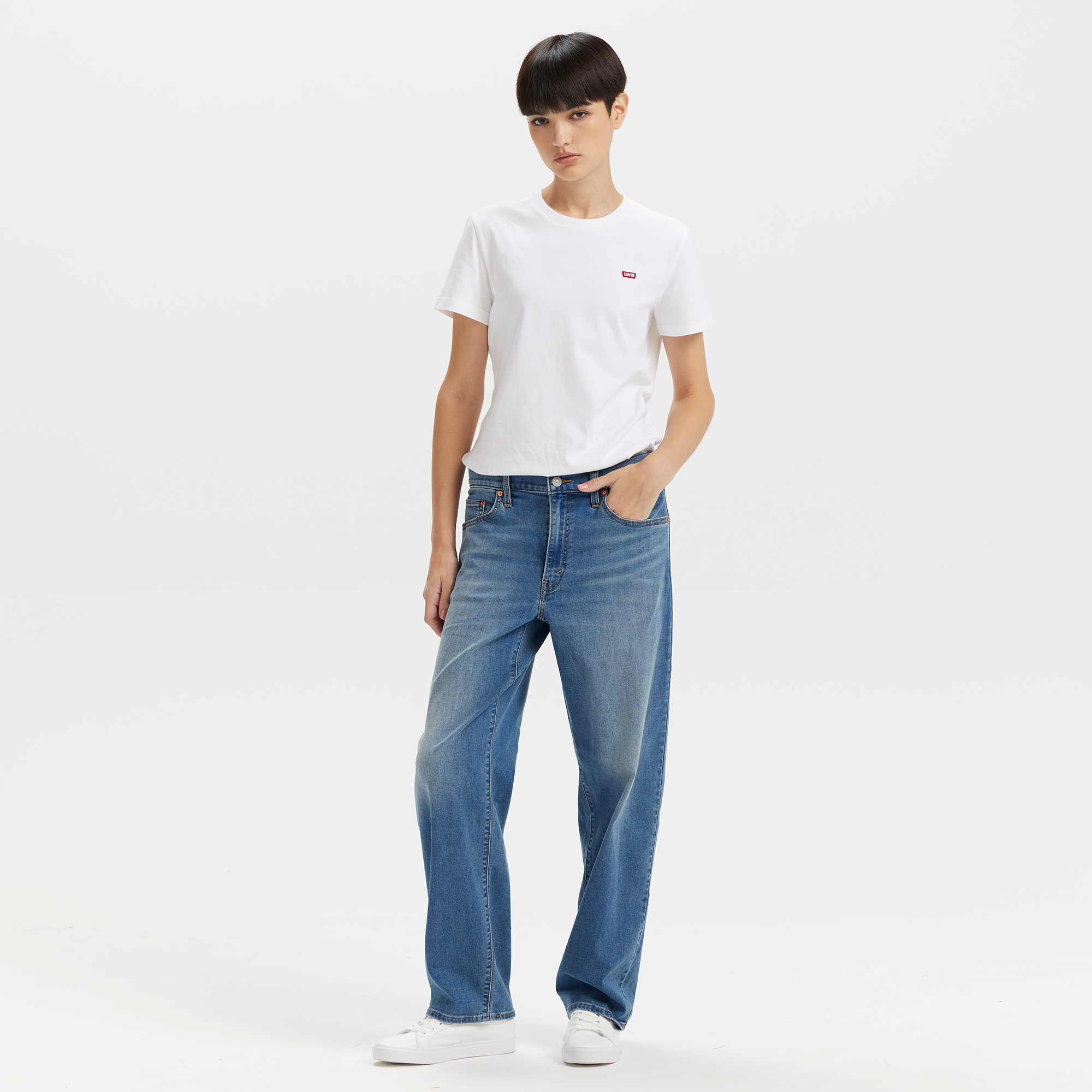 Levi's® Women's Baggy Dad Mid-Rise Straight Jeans - Image 3