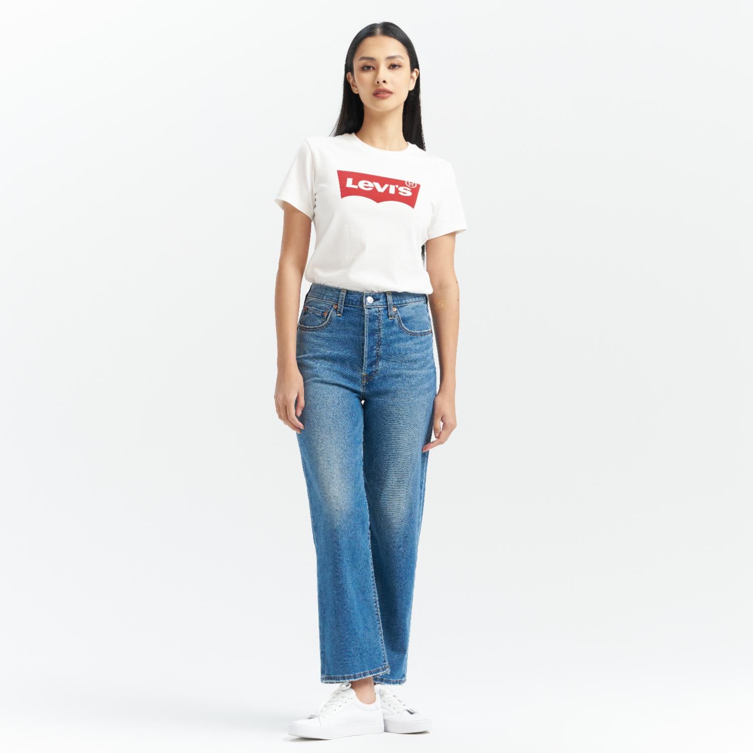 Levi's® Women's PerformanceCool Ribcage Straight Ankle Jeans - Image 3