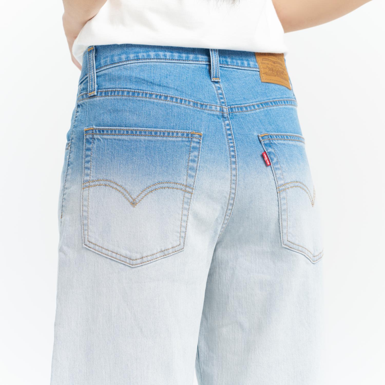 Levi's® Women's Performance Cool Mid-Rise Baggy Dad Relaxed Straight Jeans - Image 7