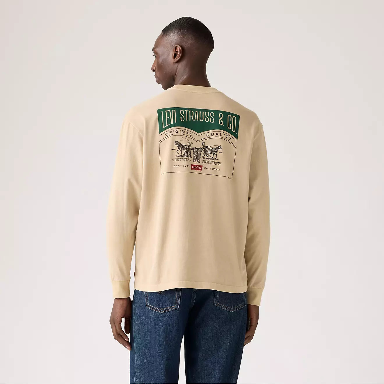 Levi's? Men's Long-Sleeve Graphic Authentic T-Shirt - Image 3