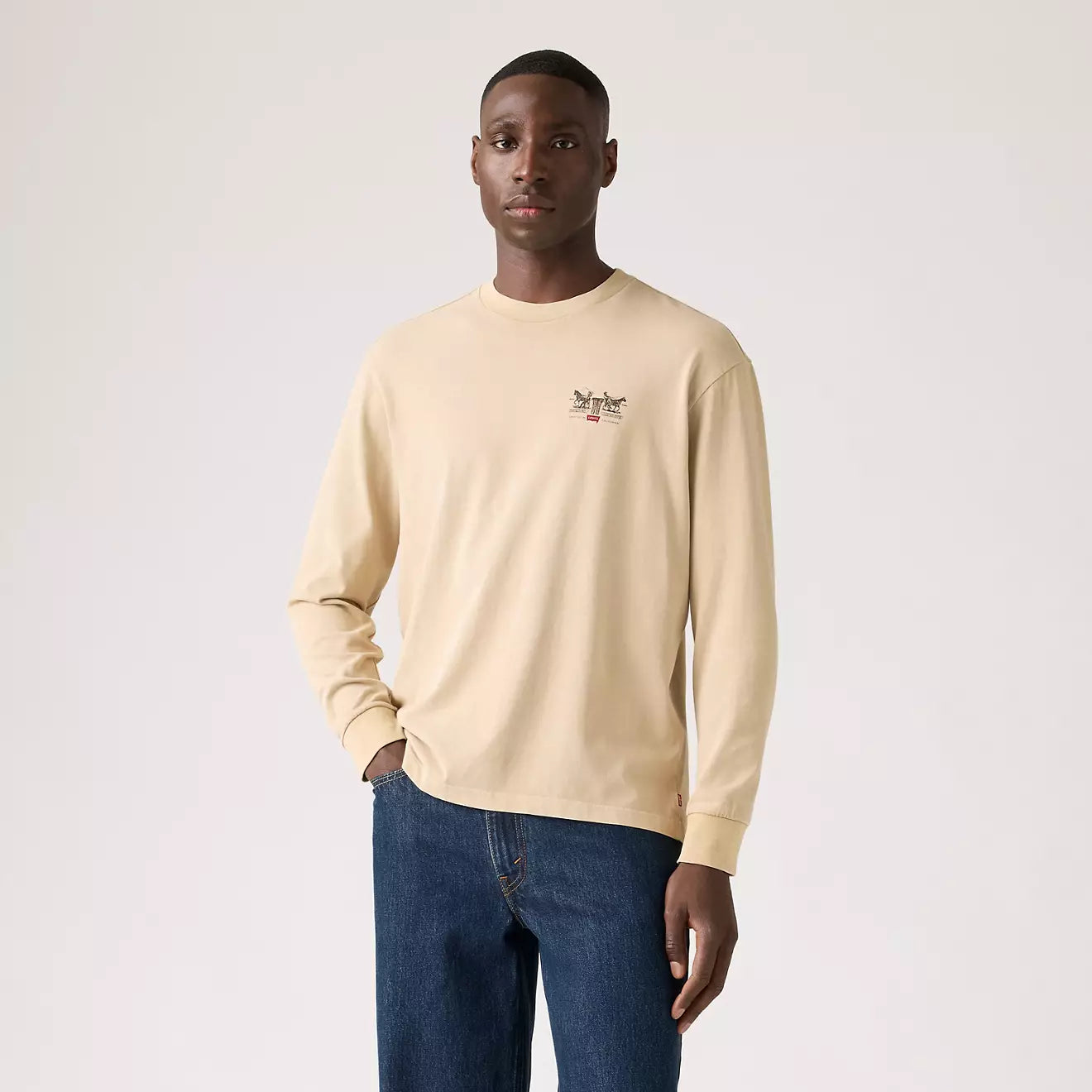 Levi's? Men's Long-Sleeve Graphic Authentic T-Shirt - Image 2