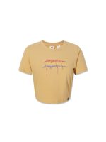 Levi's® Women's Slim Crop Tee Ag880 Medium Brown Rinse