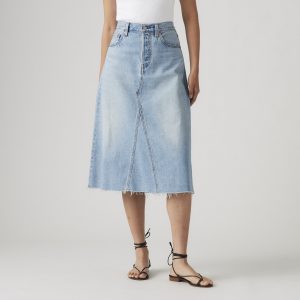 Levi's? Women's High-Rise A-Line Deconstructed Skirt