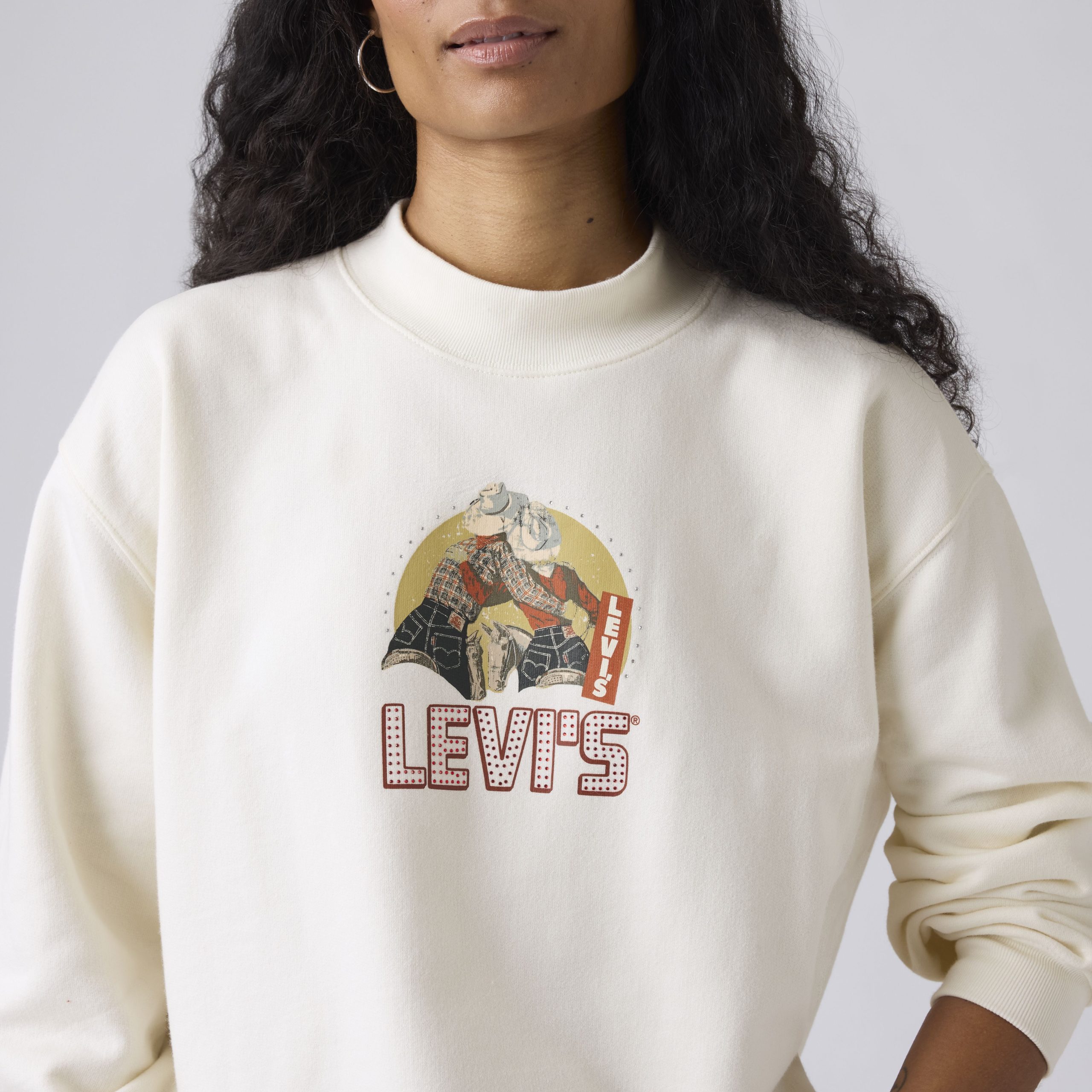 Levi's? Women's Graphic Collins Mockneck Sweatshirt - Image 2