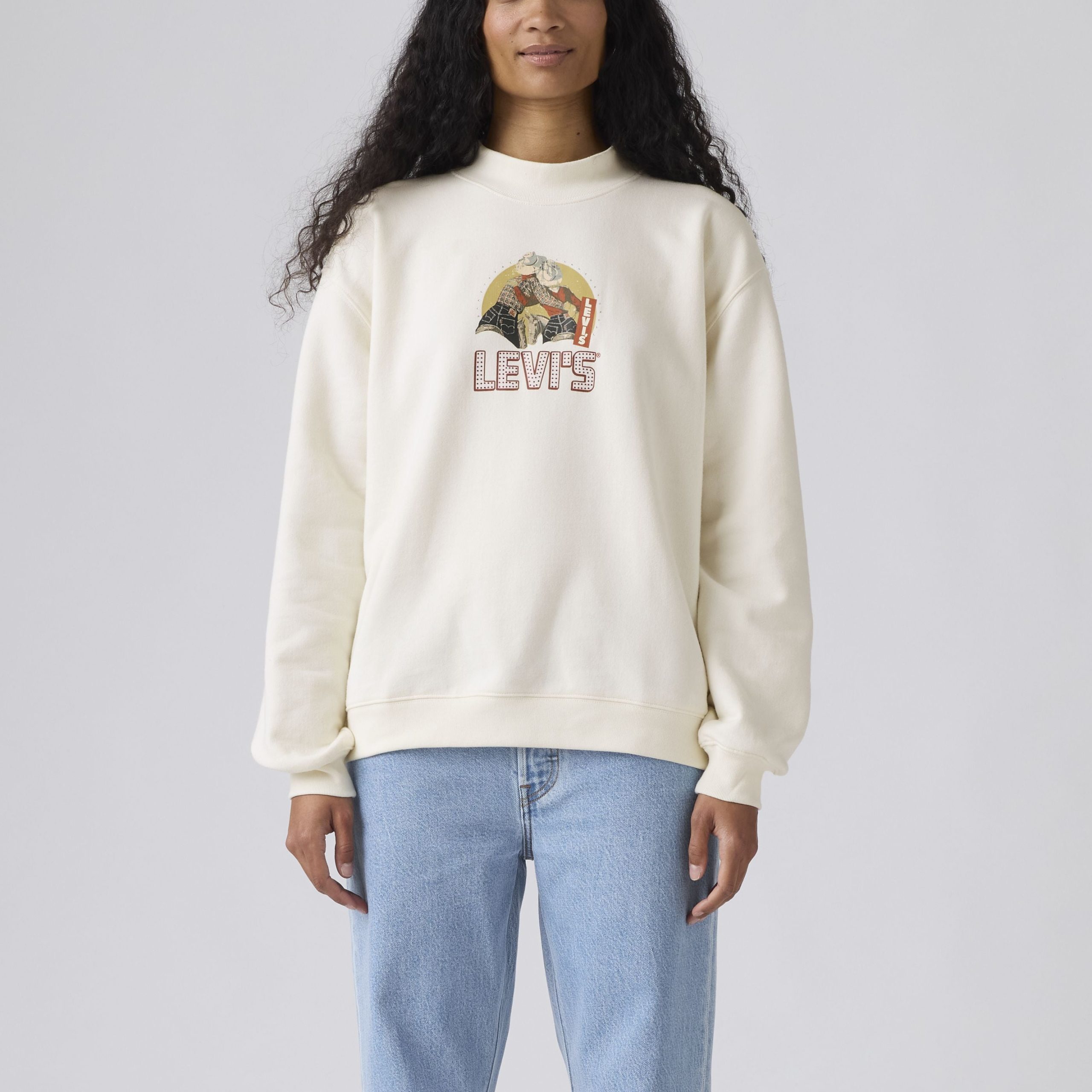 Levi's? Women's Graphic Collins Mockneck Sweatshirt - Image 4