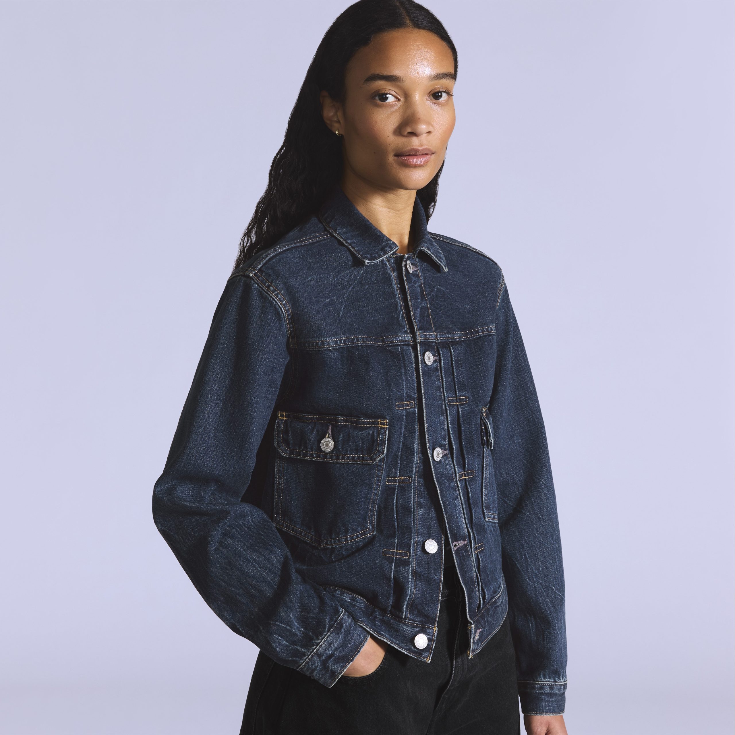 Levi's? Blue Tab? Women's Type II Trucker Jacket - Image 2