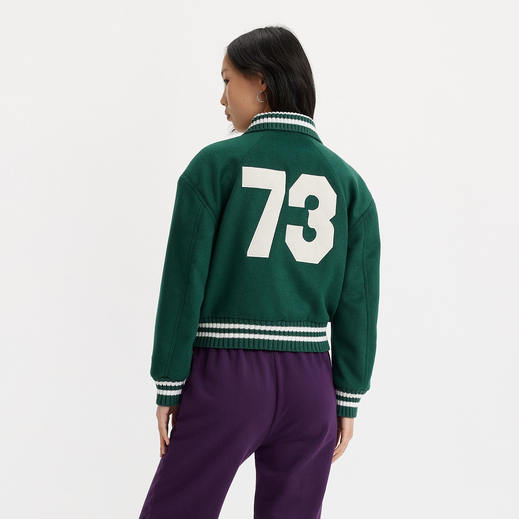 Levi's? Gold Tab? Women's Shrunken Varsity Jacket - Image 2