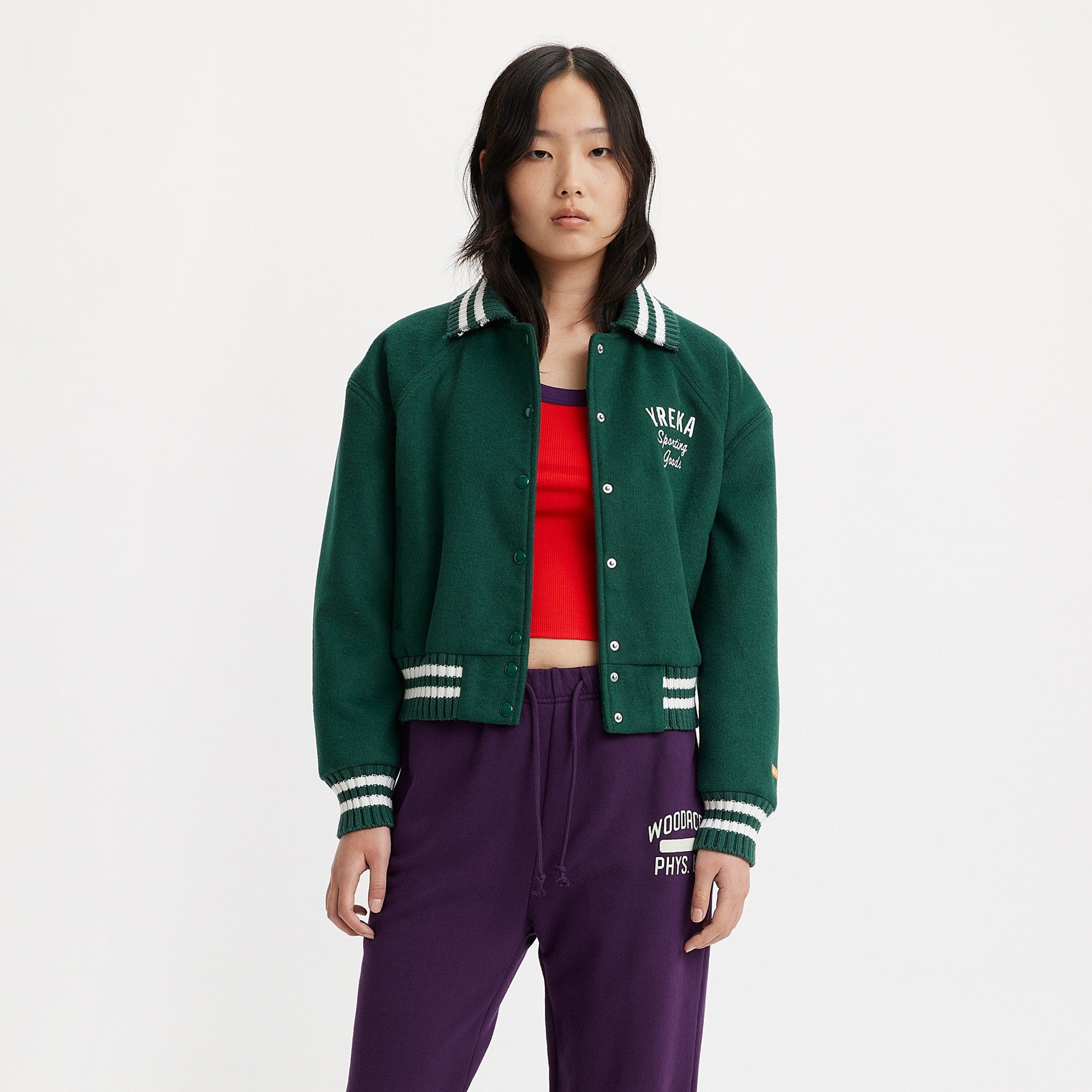 Levi's? Gold Tab? Women's Shrunken Varsity Jacket - Image 3