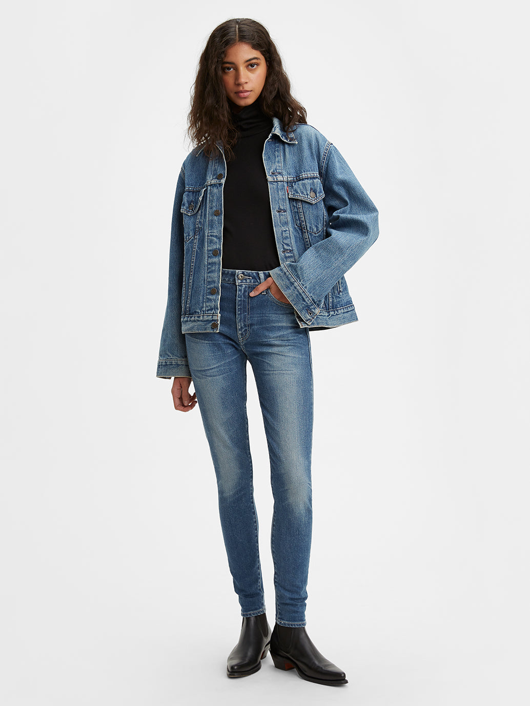 LEVI'S® MADE & CRAFTED® 721 HIGH RISE SKINNY JEANS - Image 4