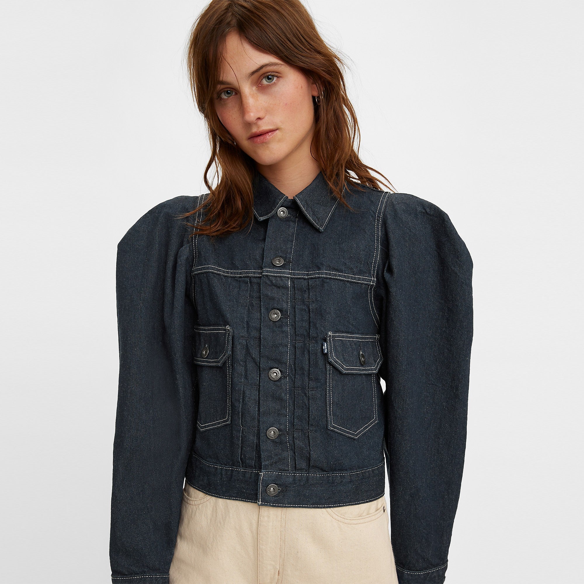 Levi's? Made & Crafted? Women's Angel Sleeve Trucker Jacket - Image 3