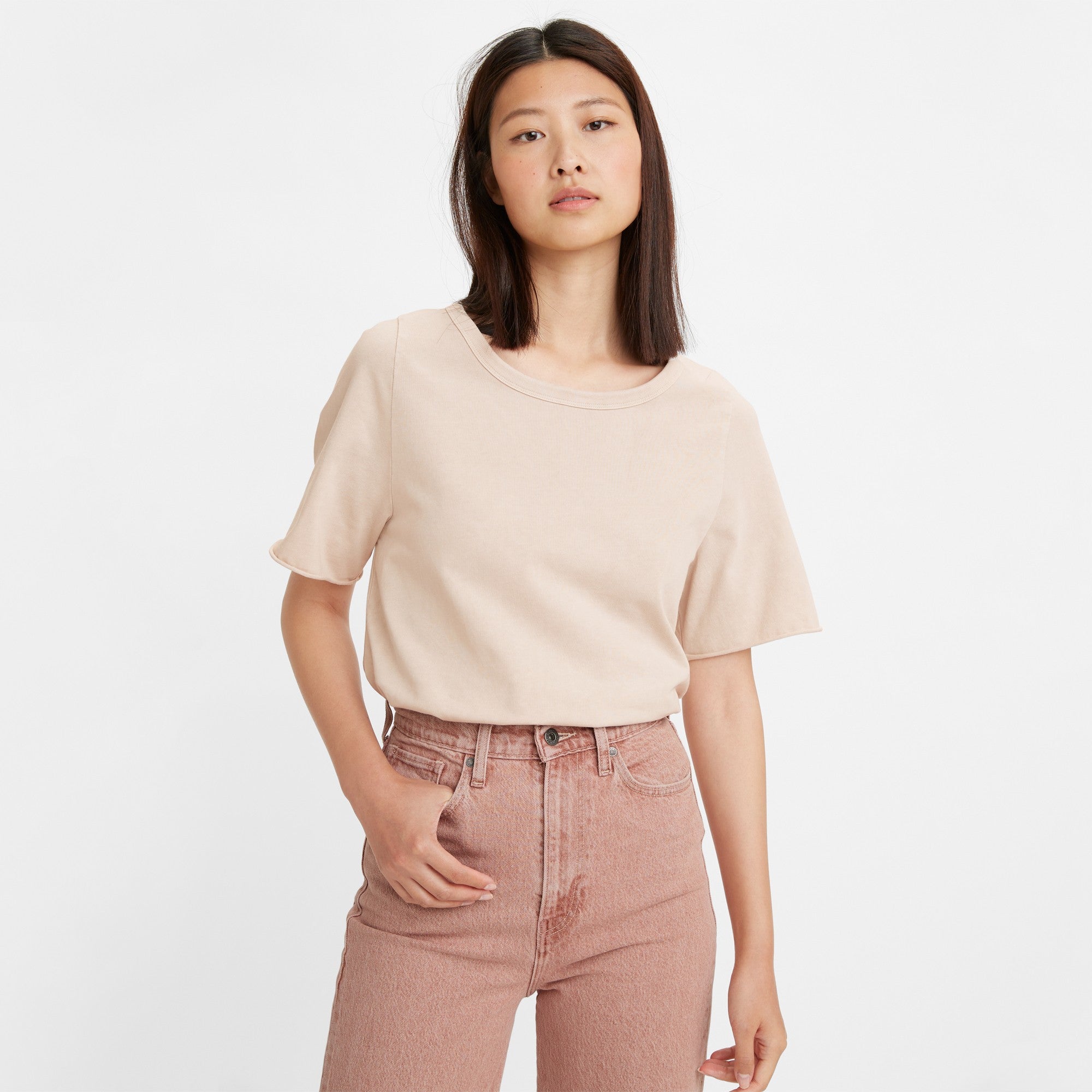 Levi's? Made & Crafted? Women's Shoulder Crewneck T-Shirt - Image 3