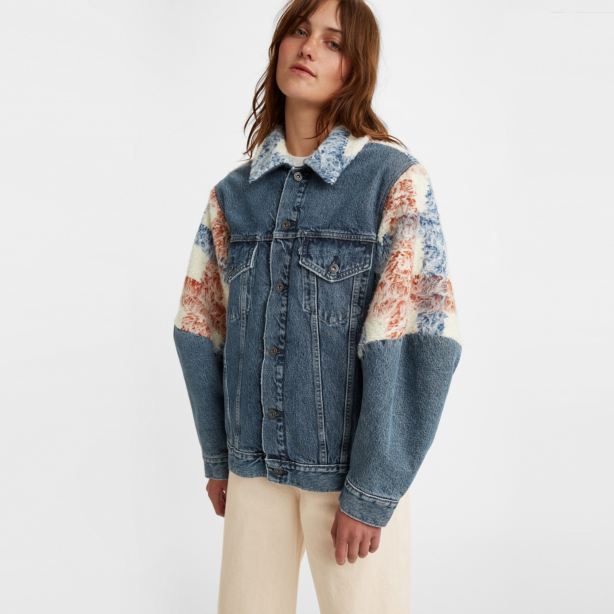 Levi's? Made & Crafted? Women's Wedge Sleeve Trucker Jacket - Image 3