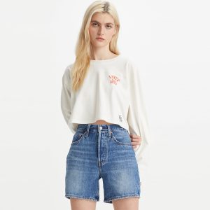Levi's® Women's Graphic Cropped Football T-Shirt