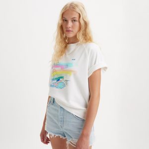 Levi's? Women's Graphic Marina Short-Sleeve Sweatshirt