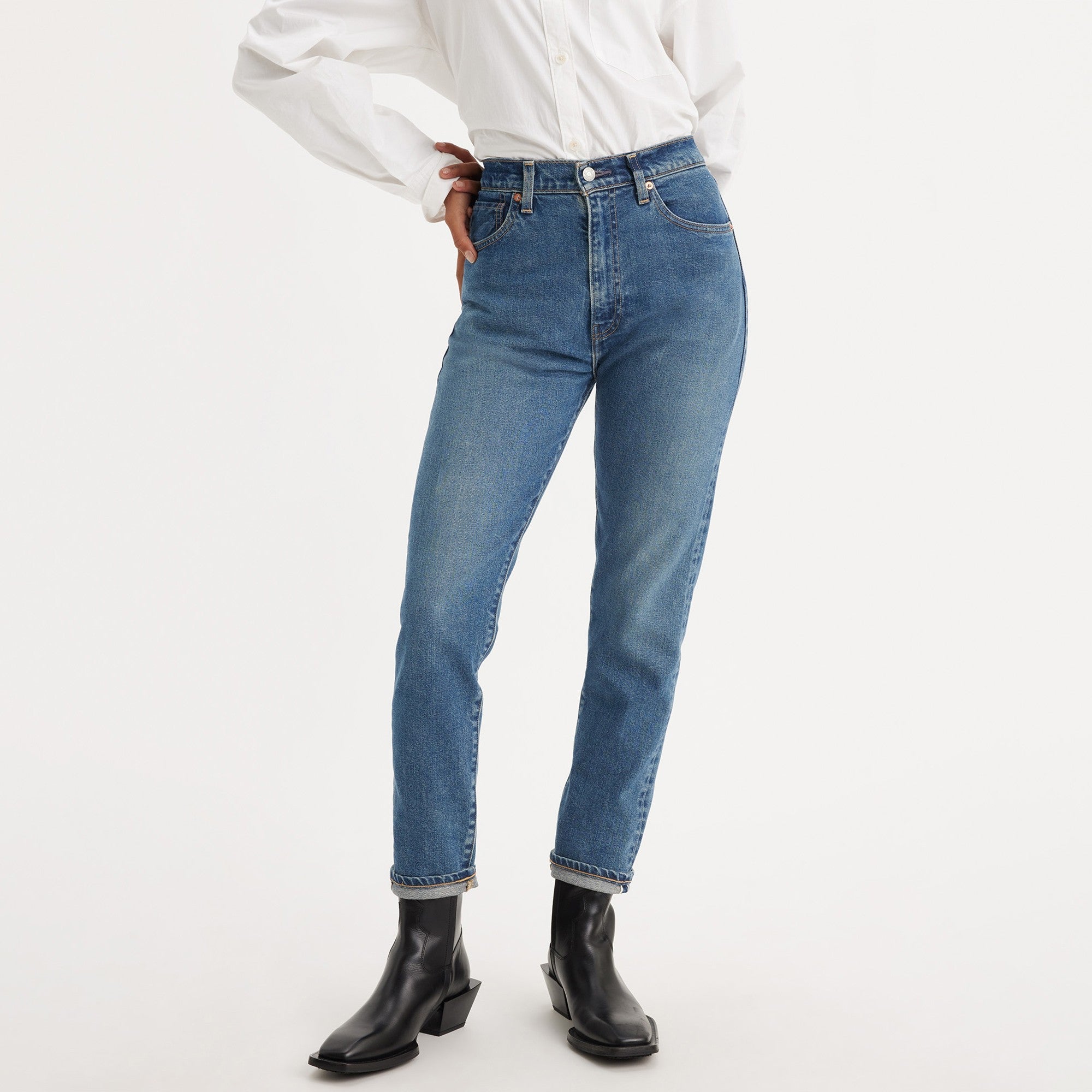 Levi's® Women's Made in Japan High-Rise Slim Jeans - Image 6