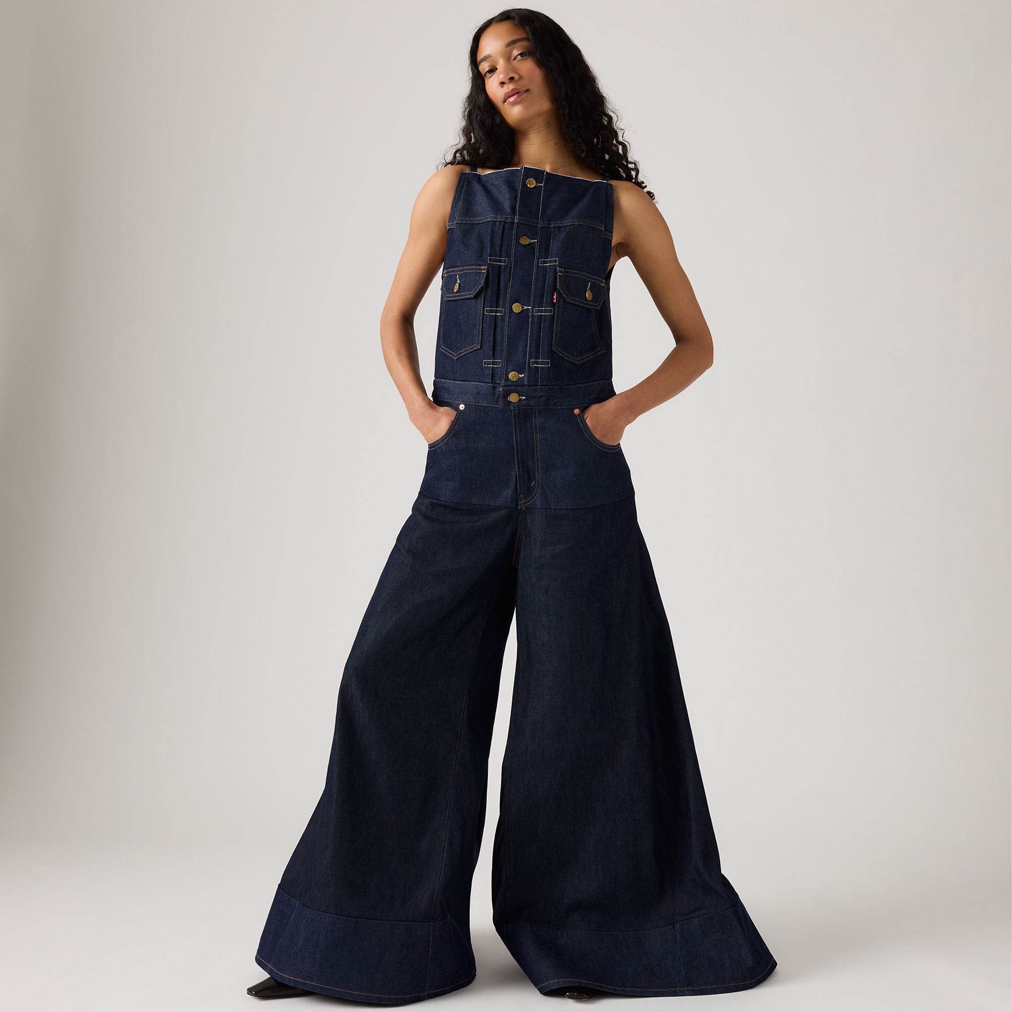 Levi's? x sacai women's denim jumpsuit